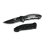 Skallywag Tactical Orca Folding Knife, 3.75in, 420 Stainless Steel, Drop Point Blade, 6061 Aluminum, Black, Orca