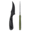 Skallywag Tactical Scorpion Pro Fixed Blade Knife, 2.75in, Steel 440c, Persian, G10 Zombie Green Handle, Black, Scorpion Pro - Zombie Green