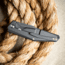 Skallywag Tactical Tactical Iron Jaw Folding Knife, 3.4in, D2, Straight Back, G10/Titanium, Black, Iron Jaw