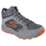 Skechers GoTrail Hiking Boot - Men's-Charcoal/Orange-Medium-13