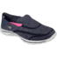 Skechers GoWalk 2 Super Sock Defy Casual Shoe - Women's-Navy/Grey-Medium-6