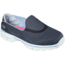 Skechers GoWalk 3 Strike Casual Shoe - Women's-Charcoal/Blue-Medium-6