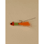 Slaters Jigs Light-nin Flash Jig Number 4 Sickle Hk-1/32 Oz. Orange Head / Lime Flash Body / Orange Tail w/Streamers 12/CD, LF6L6T-32-12