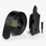 SlideBelts Survival Belt, Black Strap-Matte Black Buckle, 55in Long, 1.5in Wide SURVBELT-BLKMATTBLK-48