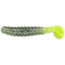 Slider Crappie Panfish Grub, 18, 1.5in, Watermelon/Chartreuse, CSG815