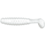 Slider Crappie Panfish Grub, 18, 1.5in, White, CSG4