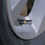 Slime Hex-Head Chrome Valve Caps, Silver, 2048-A