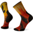 Smartwool Athlete Edition Run Raven Print Crew Socks - Mens, Tandoori Orange, Medium, SW001539823M