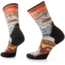 Smartwool Athlete Edition Run Trail Magic Crew Print Socks, Multi Color, Extra Large, SW0019741501-XL