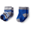 Smartwool Baby Bootie Batch Socks, Gray/Bright Blue, 12 M SW0SC683051-12M