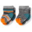 Smartwool Bootie Batch Sock - Kids, Medium Gray Heather-Mediterranean H, 6M SW0SC683A54-6M