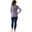 Smartwool Classic Thermal Merino Base Layer 1/4 Zip - Womens, Chalk Violet Heather, Medium, SW002828N81100M000