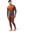 Smartwool Classic Thermal Merino Base Layer Colorblock Crew - Mens, K49 Shale Heather, Small, SW016353K49S