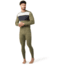 Smartwool Classic Thermal Merino Base Layer Colorblock Crew - Mens, K66 Winter Moss Heather, Large, SW016353K66L