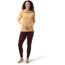 Smartwool Classic Thermal Merino Base Layer Pattern 1/4 Zip - Womens, K79 Honey Gold Dot, Medium, SW016375K79M