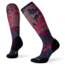 Smartwool Compression Sightseeing Sunflower Print OTC Socks - Womens, Deep Navy, Small, SW003990092-S