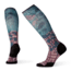 Smartwool Compression Sightseeing Sunflower Print OTC Socks - Womens, Sangria, Medium, SW003990B48-M