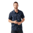 Smartwool Everyday Short Sleeve Button Down - Mens, Deep Navy Gone Camping, 2XL, SW017017N371XXL000