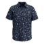 Smartwool Everyday Short Sleeve Button Down - Mens, Deep Navy Gone Camping, 2XL, SW017017N371XXL000