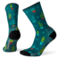 Smartwool Hike Light Cactus Print Crew Socks - Womens, Dark Peacock, Large, SW001239B69-L