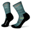 Smartwool Hike Light Canoe Print Crew - Women's, Mediterranean Green, Large, SW001424A19-L