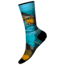 Smartwool Hike Light Cushion Great Excursion Print Crew Socks, Multi Color, Large, SW0019871501-L
