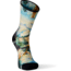 Smartwool Hike Light Cushion Mountain Print Crew Socks - Mens, G61 Mist Blue, Extra Large, SW001617G61XL