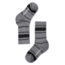 Smartwool Hike Light Striped Crew Socks - Kids, Light Gray/Black, Small, SW001212026-S