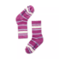 Smartwool Hike Light Striped Crew Socks - Kids, Meadow Mauve, Small, SW001212A22-S