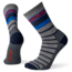 Smartwool Hike Light Striped Crew Socks - Mens, Light Gray, Medium, SW001246039-M