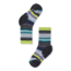 Smartwool Hike Medium Margarita Crew Socks - Kids, Charcoal/Smartwool Green, Large, SW001268C77-L
