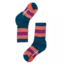 Smartwool Hike Medium Striped Crew Socks - Kids, Deep Marlin, Small, SW001213C51-S