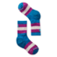 Smartwool Hike Medium Striped Crew Socks - Kids, Ocean Abyss, Medium, SW001213E21-M