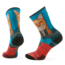 Smartwool Hike Targeted Cushion Geo Fox Print Crew Socks - Womens, Capri, Large, SW002687810100L000