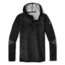 Smartwool Intraknit Merino 200 1/2 Zip Hoodie - Mens, Black/White, Medium, SW011550960M