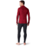 Smartwool Intraknit Merino 200 1/4 Zip - Mens, Tibetan Red/Forged Iron, Large, SW016260F93L