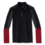 Smartwool Intraknit Merino 200 Colorblock 1/4 Zip - Mens, Black, Medium, SW016454001M