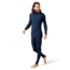 Smartwool Intraknit Merino 200 Pattern 1/4 Zip - Mens, Deep Navy/Neptune Blue Camo, Medium, SW016408F28-M