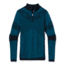 Smartwool Intraknit Merino 250 Thermal Pattern 1/4 Zip - Womens, Deep Navy Plaid, Medium, SW016420E75-M