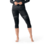 Smartwool Intraknit Thermal Merino Base Layer 3/4 Bottom - Womens, Black/White, Extra Large, SW0168269601-XL