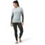 Smartwool Intraknit Thermal Merino Base Layer Pattern Crew - Womens, J21 Bleached Aqua, Small, SW016412J21S