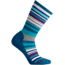 Smartwool Jovian Stripe Sock - Women's-Glacial Blue Heather-Small