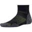 Smartwool Men's PhD Outdoor Approach Mini Socks, Black, Large, SW001203001-L