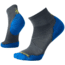 Smartwool Men's PhD Run Ultra Light Mini, Graphite/Bright Blue, Small, SW0SW170374-S