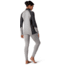 Smartwool Merino 150 Baselayer Colorblock 1/4 Zip - Womens, Light Gray Heather, Small, SW000420545-S