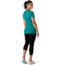 Smartwool Merino 150 Baselayer Print Short Sleeve - Womens, Dark Peacock Cactus Print, Extra Large, SW016161D75-XL