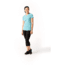 Smartwool Merino 150 Baselayer Print Short Sleeve - Womens, Nile Blue, Medium, SW016161B46-M