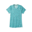 Smartwool Merino 150 Baselayer Print Short Sleeve - Womens, Nile Blue, Medium, SW016161B46-M