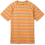 Smartwool Merino 150 Baselayer Short Sleeve - Mens, Atomic Orange Stripe, Small, SW016041D49-S