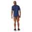 Smartwool Merino 150 Baselayer Short Sleeve - Mens, Deep Navy Stripe, Large, SW000744F91L